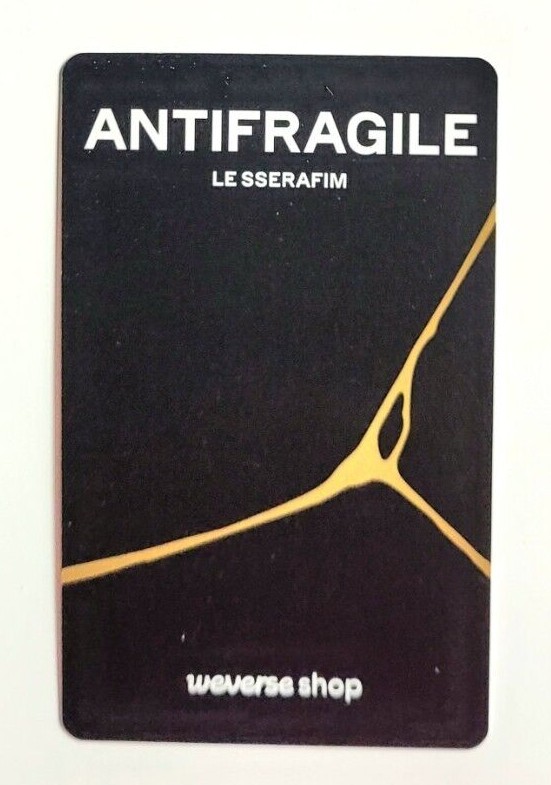 LE SSERAFIM ANTIFRAGILE OFFICIAL -PHOTOCARD -QR (select) WEVERSE