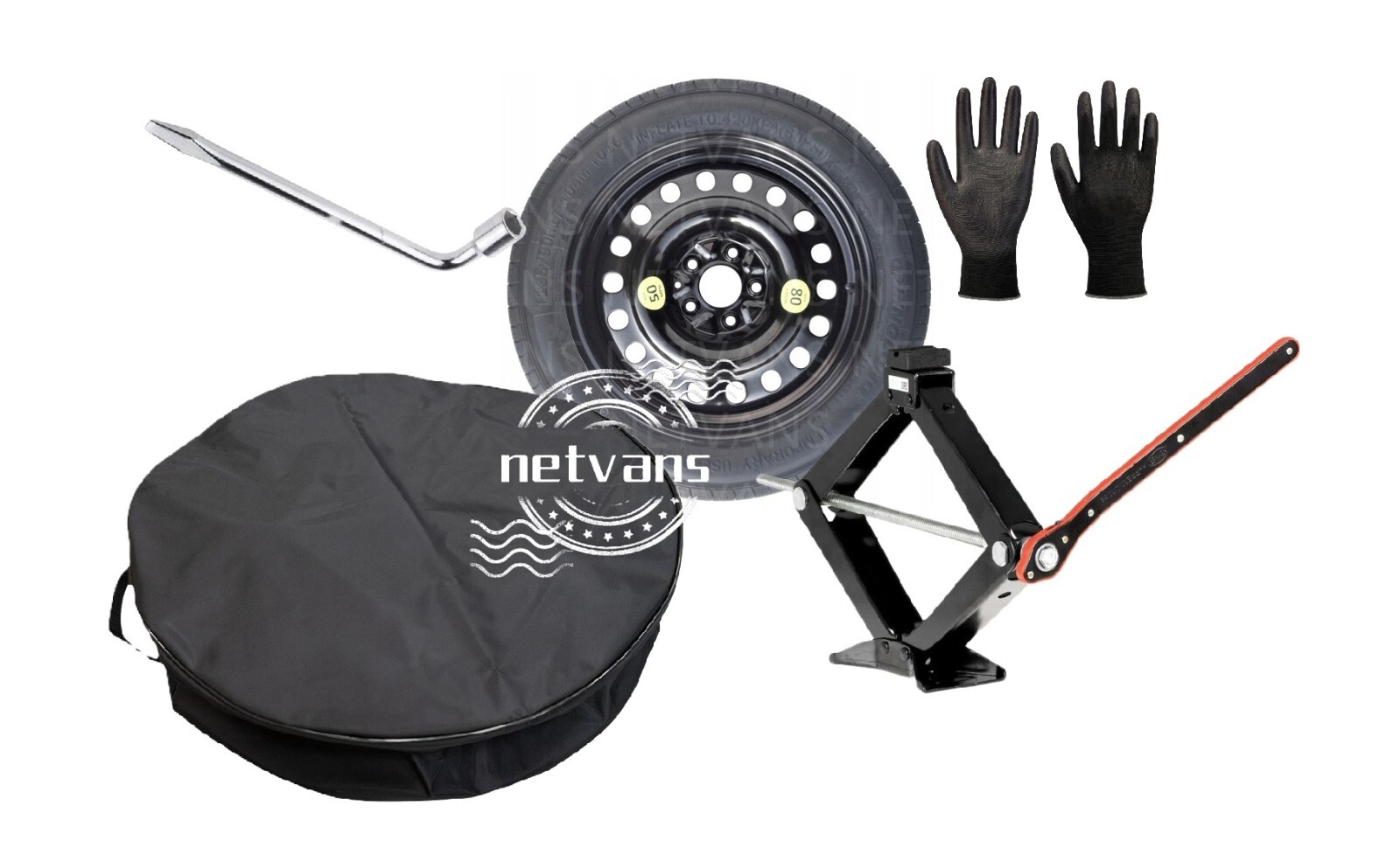 Ruotino di Scorta 18" per Seat Tarracco con kit 145/85r18