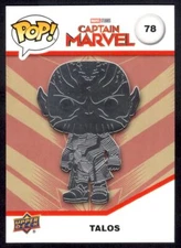 2023 Marvel UD Funko Pop Platinum Talos Talos #78