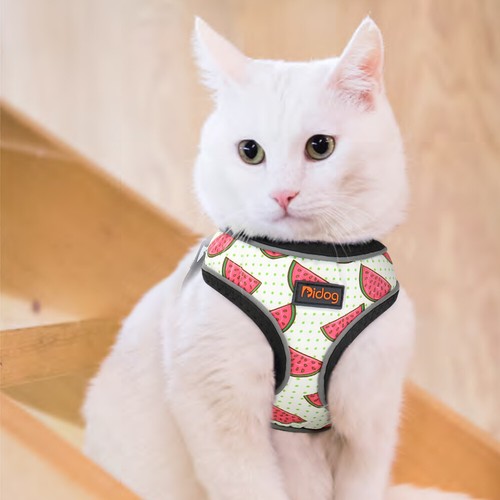 Cute Small Dog Harness Safe Reflective Pet Puppy Cat Kitten Mesh Vest Chihuahua - Picture 3 of 18