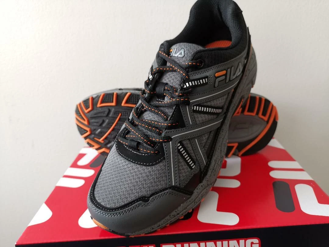 New! Mens Fila Ascente Trail Running Sneakers Shoes - Wide - Castlerock