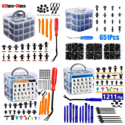 Spreiznieten Kit Auto KFZ Sortiment Autotür Innen Befestigung Clips Set Kit DE