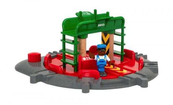 Thumbnail - Brio World Eisenbahn Zubehör Lok-drehscheibe Mit Kontrollbrücke 2