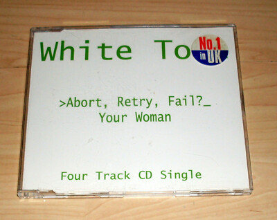 CD Maxi-Single - White Town - Abort, Retry, Fail?