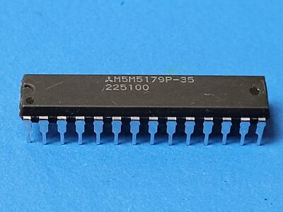 (1 PC) M5M5179P-35 MITSUBISHI Standard SRAM 8KX9 35ns CMOS PDIP28 SHORT LEADS