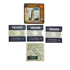 Vtg Sawyer's View-Master 3 Reel Pack 21 Views 1949-1955 Italy B-180 World Travel
