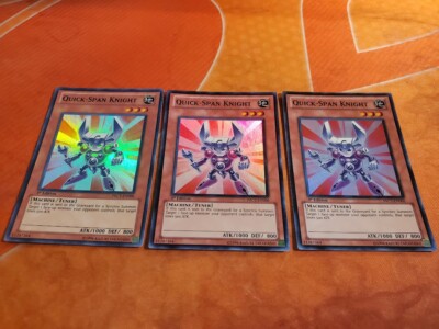 Yugioh - Quick-Span Knight PRC1-EN006 NM 1st ed Super Rare X3