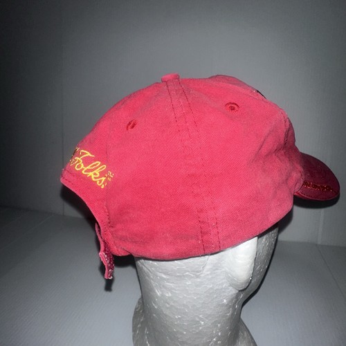 Warner Bros WB Movie World Gold Coast Vintage Red Cap Hat Taz Tasmanian Devil - Picture 8 of 23