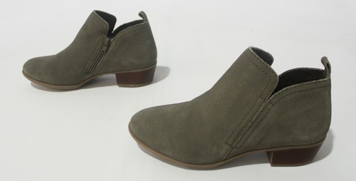 Diba Womens Layla Side Zip Suede Cuban 