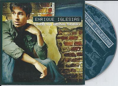ENRIQUE IGLESIAS - Tired of being sorry CD SINGLE 2TR EU CARDSLEEVE 2007 