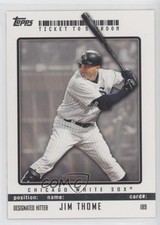 2009 Topps Ticket To Stardom Jim Thome #189 HOF 03rk