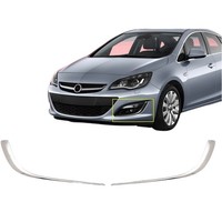Nebelscheinwerfer Leisten FüR Opel Astra J Zierleisten Edelstahl Chrom 2010-2015
