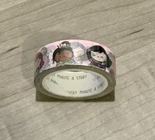 NEW Every Minute A Story Disney Princess 👸 Pink washi tape 15 mm roll EMAS