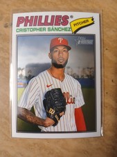 2026 Topps Heritage Cristopher Sanchez Chrome Parallel (Free Shipping)