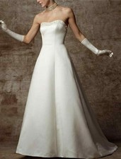 Casablanca Bridal Ivory Wedding Dress Size 10 Style Design 1661