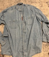 Vintage Warner Brothers Studio Store Denim Looney Tunes Shirt Men  s Size XXL