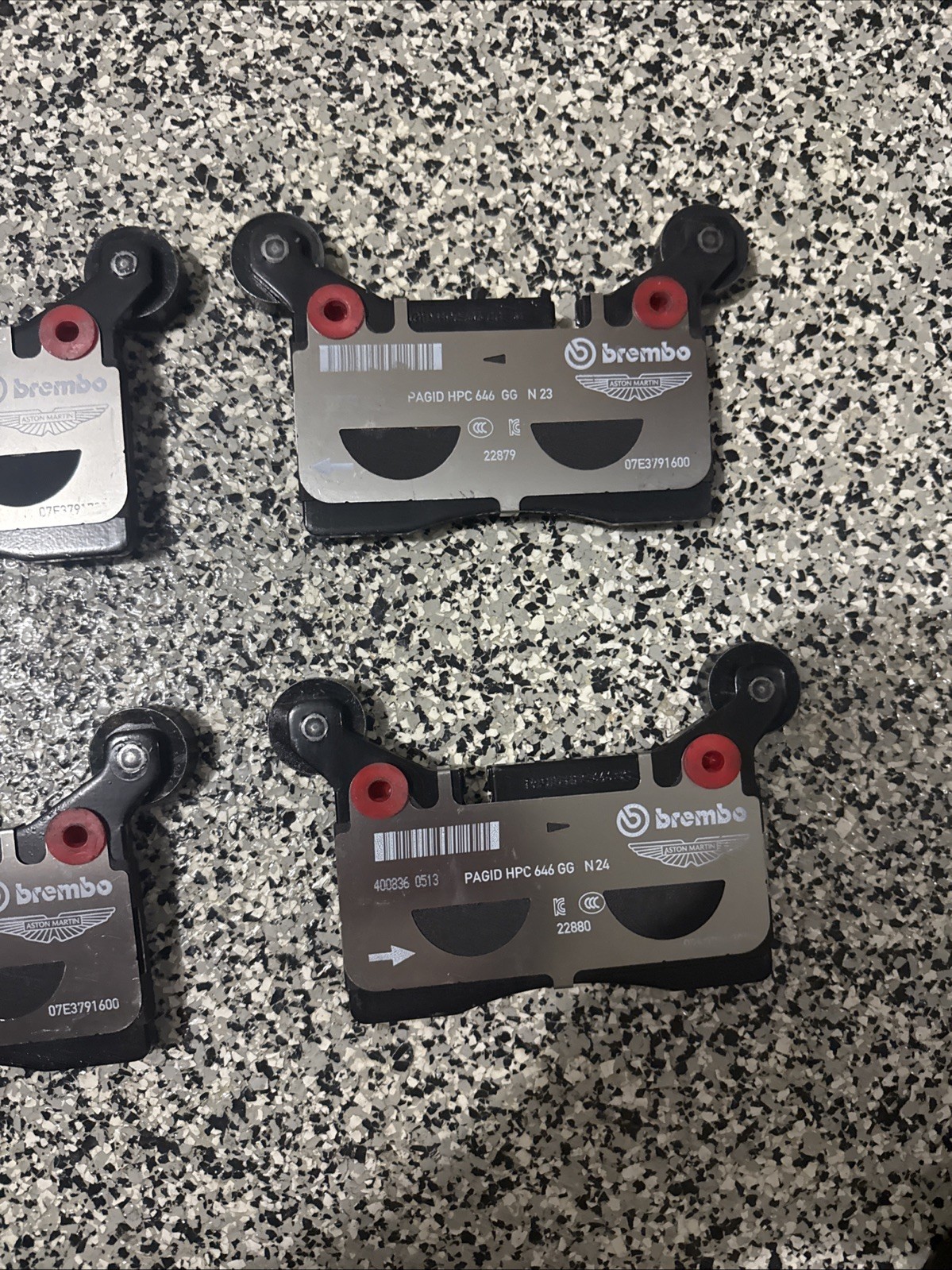Aston Martin DB12 & Vantage rear OEM brake pad set RY73-2C562-AA