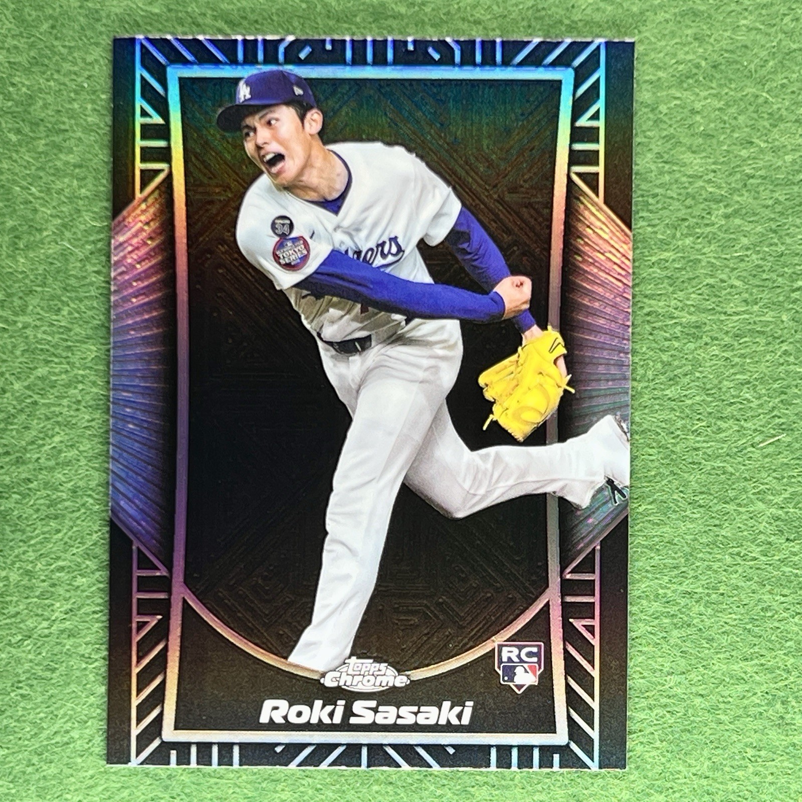Roki Sasaki RC 2025 Topps Chrome Shadow Etch SE-15 Case Hit SSP