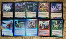 MTG Old Frame Foil Lot 10 Cards 1999-2003 Mercadian Masques Nemesis LP