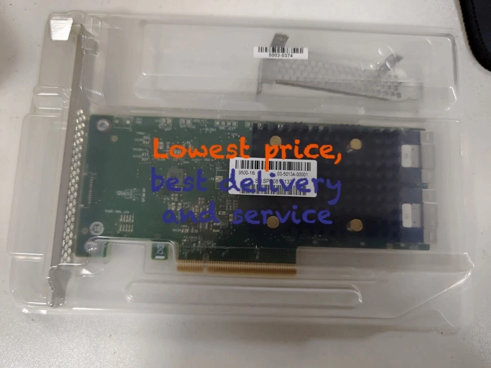 Broadcom HBA 9500-16i Tri-Mode storage controller SATA 6Gb/s / SAS 12Gb/s / PCIe - Image 2 of 2