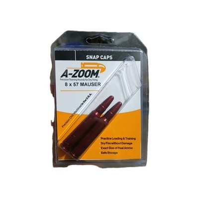 Pachmayr A-Zoom Metal Snap Caps 8 X 57 MAUSER 2 Pack 12235