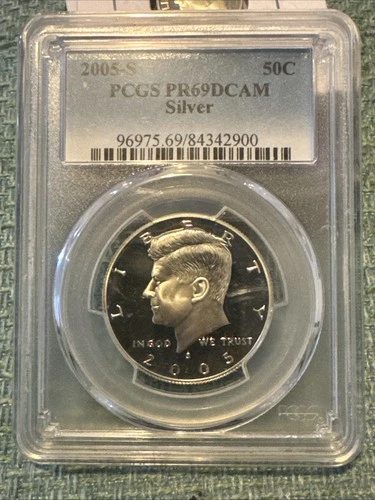 2005-S Silver Proof Kennedy Half Dollar PCGS PR-69 DCAM