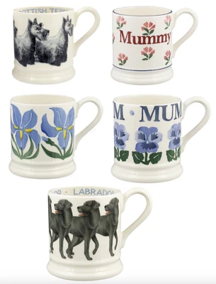 EMMA BRIDGEWATER 1/2 Pint Mug, Seconds Quality