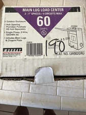 MURRAY LW002GR Circuit Breaker enclosure, 60 Amp, 120/240 Volt