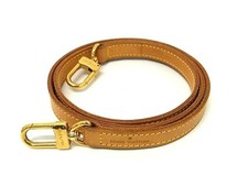Shoulder strap for LOUIS VUITTON Leather Bag Brown FT9137