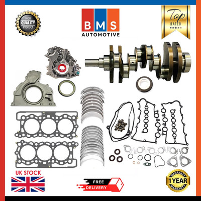 LAND ROVER 306DT 3.0 DIESEL RANGE ROVER CRANKSHAFT WITH ENGINE REBUILD KIT GEN 2