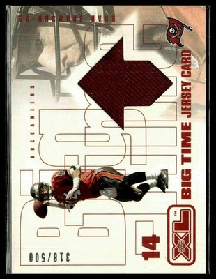 2002 Upper Deck XL #BTBJ Brad Johnson Big Time Jerseys #/500