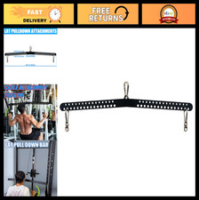 Multi-Grip LAT Pull Down Bar for Home Gym, Cable Machine Attachments, Exercise H