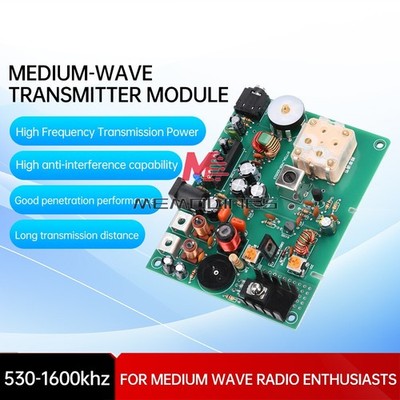 530-1600khz AM Radio   Experimental Micropower Medium Wave   #bv
