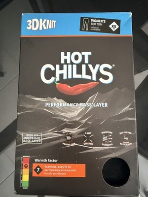 Hot Chillys Women's Bottom Performance Base Layer, XS Gray