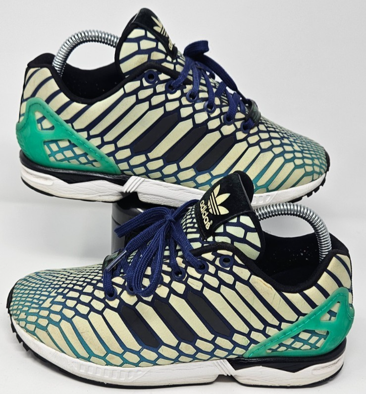 Adidas ZX Flux Xeno AQ8232 Glow In The Dark Sneakers Shoe Men's