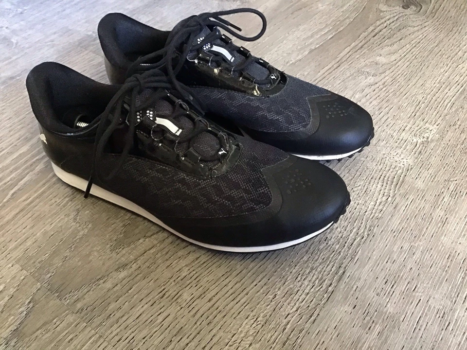 Puma 190586 03 Womens Black Leopard Yogami Low Sneakers Size 10 Casual Shoes - Image 2 of 4