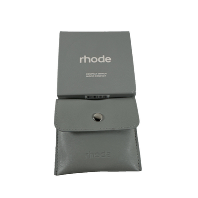 NEW IN BOX Rhode Compact Mirror + Carrying Pouch Silver | eBay