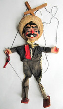 Vintage Marionette String Puppet Mexican Guns...