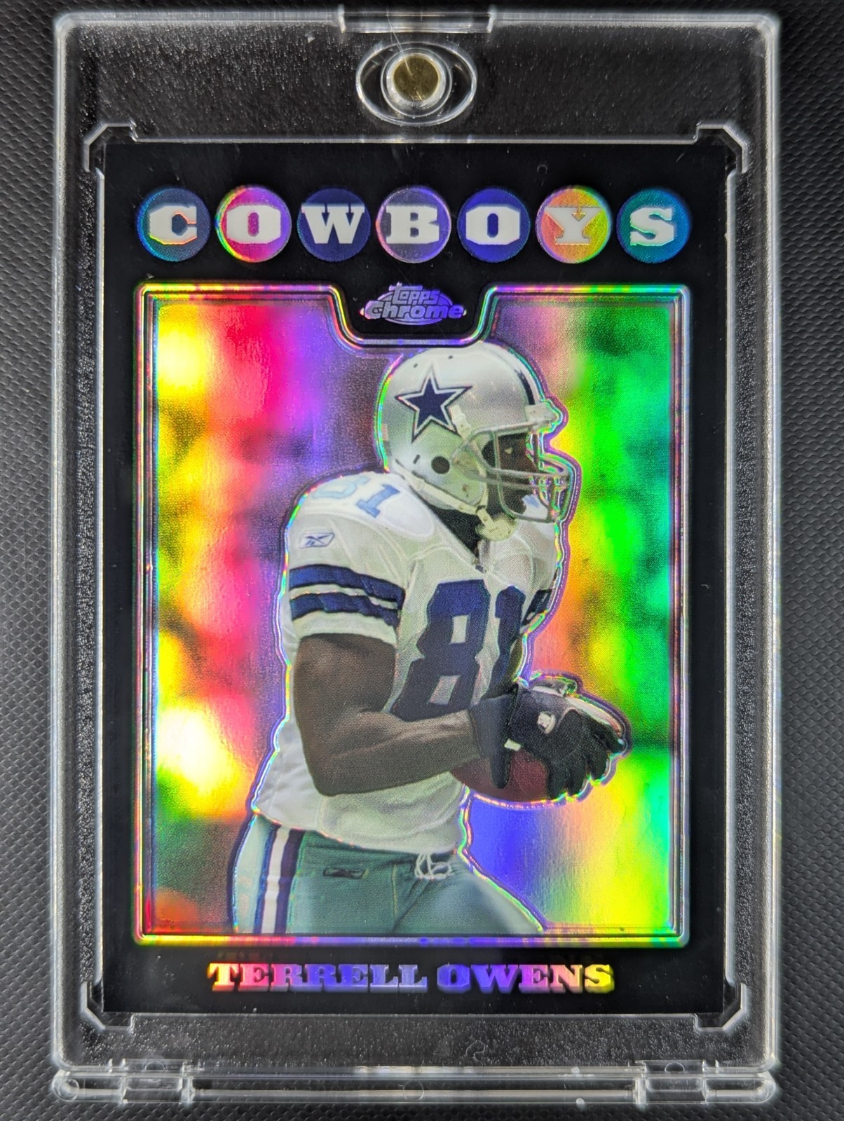 2008 Topps Chrome REFRACTOR #76 TERRELL OWENS 🔥 MINT CENTERED RARE 1:825 SSP