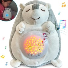 Baby Plüschtiere Einschlafhilfe Spielzeug Kuscheltier mit Nachtlicht Projektor