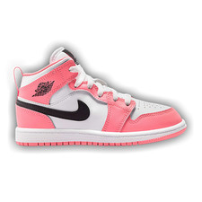 Air Jordan 1 Mid PreSchool Pink Gaze DQ8424-602 Youth Size