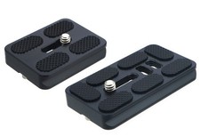 Aluminum 50mm 70mm Arca Swiss Quick Release Base Plate 1/4 Inch Screw 2 PCS