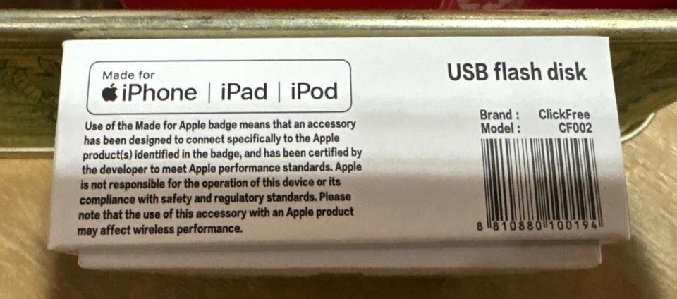 ClickFree Multi Connect Flash Drive For Apple Devices - Image 2 of 4