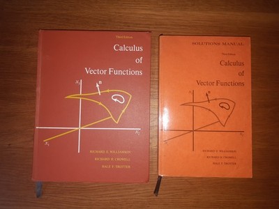 Calculus of Vector Functions Book & Solution Manual, Third Edition
