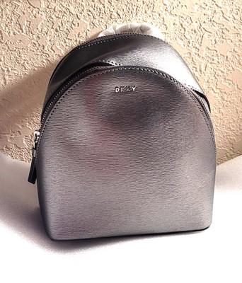 New W/ Tag DKNY Bryant Small Crossbody Bag in Pewter Color Exclusive Ltd Edition