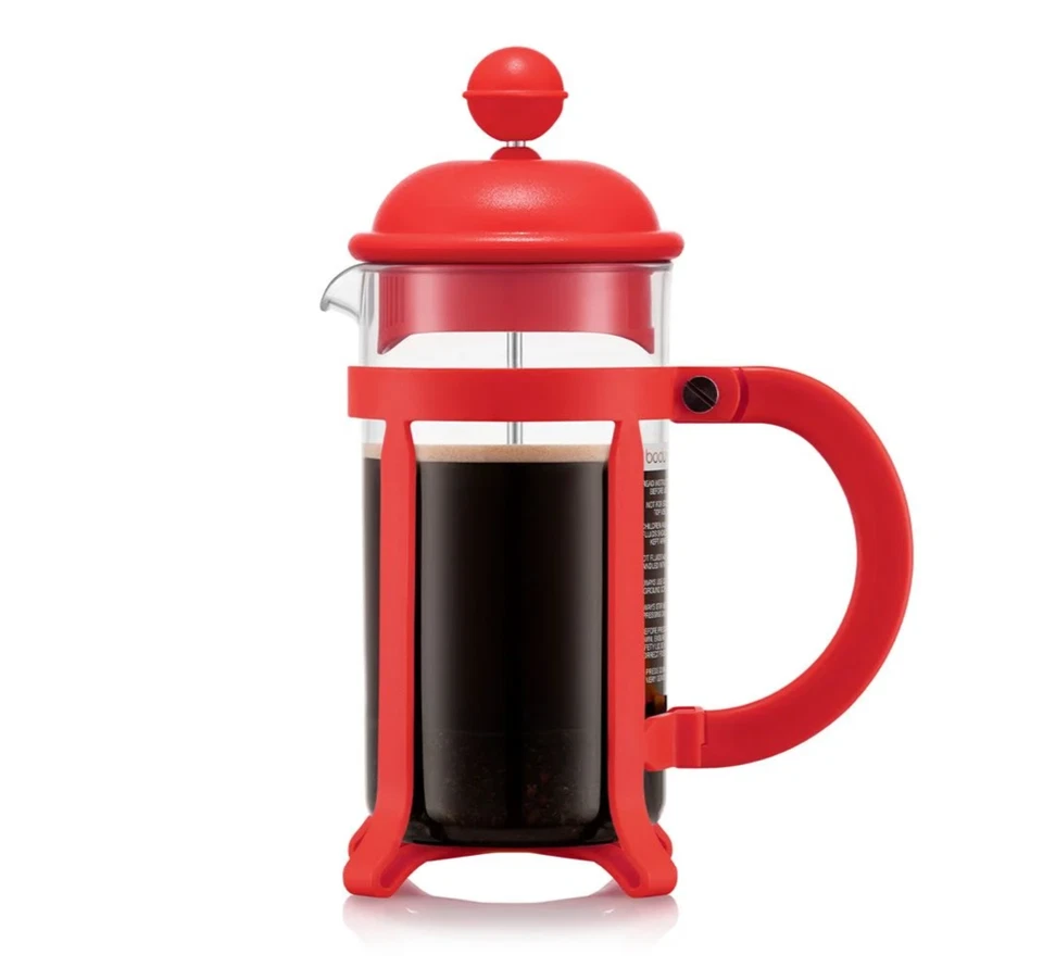 Bodum JAVA Cafetière French Press Coffee Maker 0.35L (12oz) - Red - New - Image 2 of 3