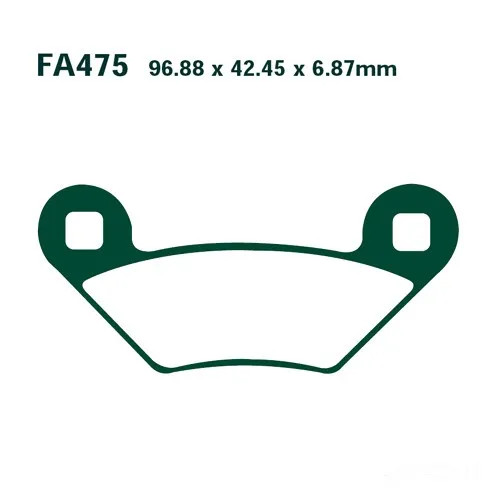 Bremsbelag EBC FA475TT Vorne FüR Polaris Sportsman 850 XP Forest HO EPS 13-14-image
