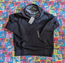 VTG Y2K Nike Swoosh Check Black Hoodie Men's Large Brand New W/Tags