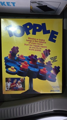 Vintage Topple Game by Pressman (1999) Complete & Sealed  Family Balancing Game