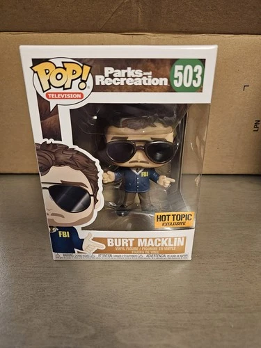 Bert Macklin Funko POP! Television #503 Hot Topic Exclusive Parks & Rec Andy